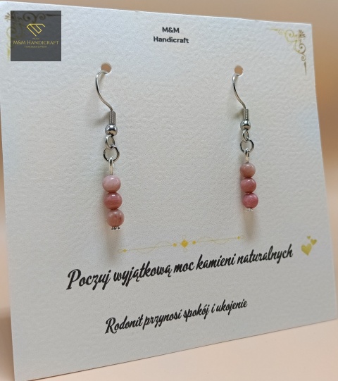 kolczyki-z-kamieni-naturalnych-rodonit-bigle-stal-chirurgiczna-handmade-bok-lewy