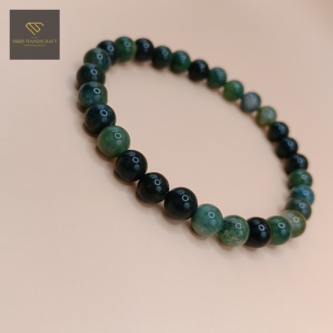 bransoletka-z-kamieni-naturalnych-agat-mszysty-handmade-zbliżenie