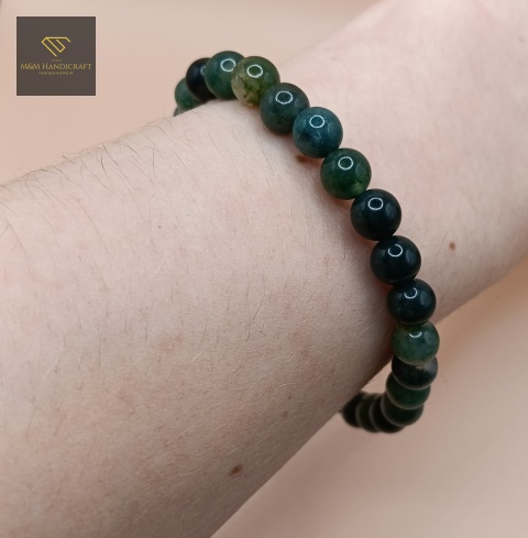 bransoletka-z-kamieni-naturalnych-agat-mszysty-handmade-na-nadgarstku