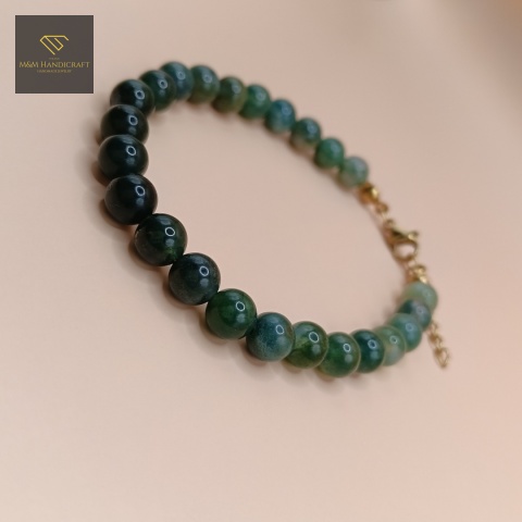 bransoletka-z-kamieni-naturalnych-agat-mszysty-gradient-handmade-zbliżenie