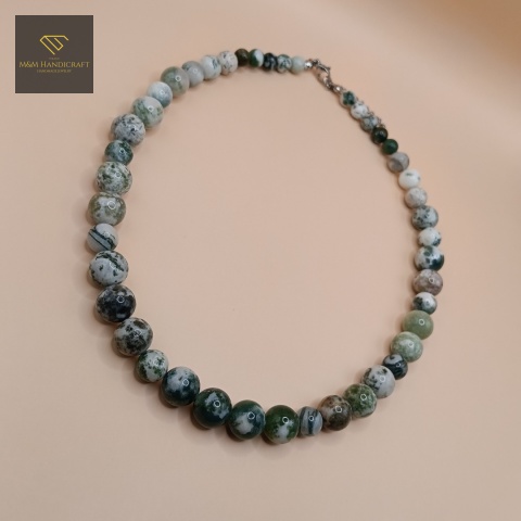 naszyjnik-z-kamieni-naturalnych-agat-mszysty-biało-zielony-handmade