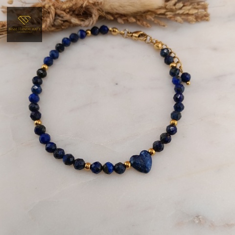 bransoletka-z-kamieni-naturalnych-lapis-lazuli-handmade-zbliżenie