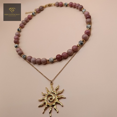 zestaw-biżuterii-z-kamieni-naturalnych-i-stali-chirurgicznej-rodonit-jaspis-dalmatyński-i-hematyt-handmade