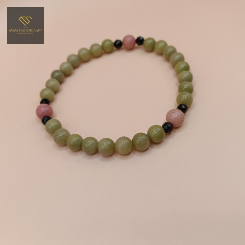 bransoletka-z-kamieni-naturalnych-jaspis-matcha-rodonit-i-turmalin-handmade